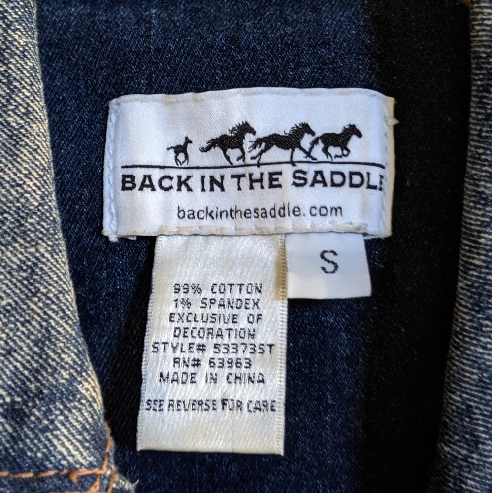 Bejeweled Denim Vest - Picture 4 of 5